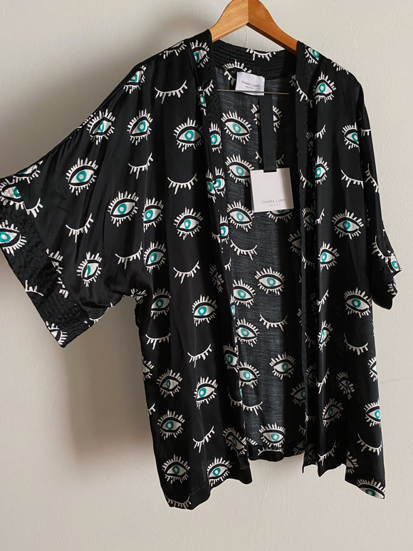 Kimono stampa occhi