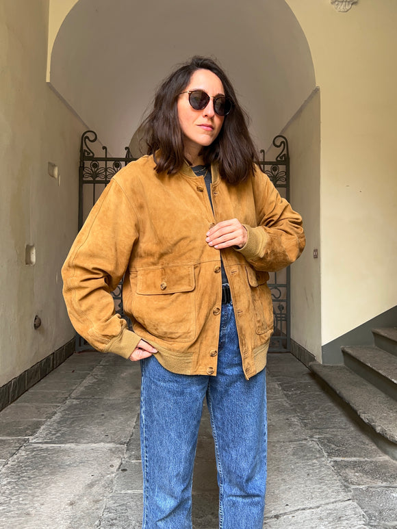 Giacca renna modello bomber