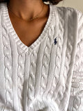 Maglione Ralph Lauren bianco