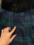 Completo tartan scuro