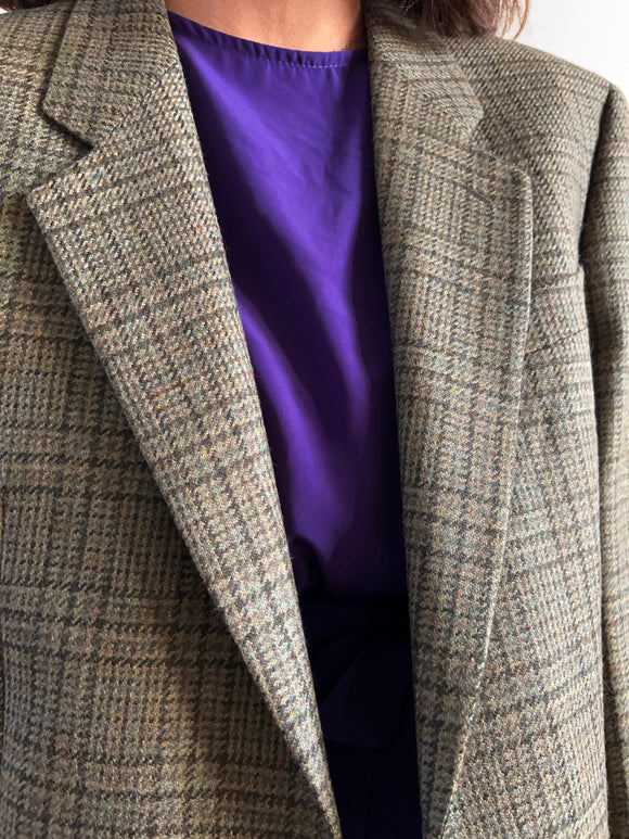 Blazer principe di Galles salvia