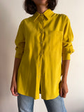 Camicia cupro gialla