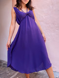 SCONTO! Abito viola con cordino