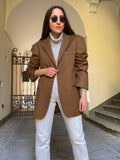 Blazer maschile marrone