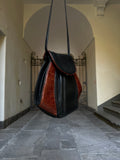 Borsa nera e marrone