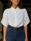 Camicia bianca con colletto appuntito