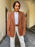 Blazer maschile color biscotto