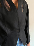 Giacca nera Thierry Mugler