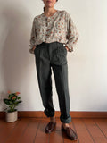Pantalone maschile verde spento