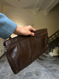 Pochette marrone