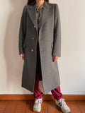 Cappotto maschile grigio lana e cachemire