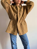 Parka color biscotto