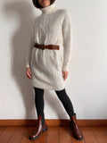 Maglione mohair dress bianco