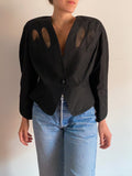 Giacca nera Thierry Mugler