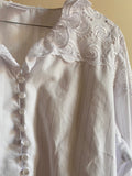 Camicia bianca froufrou