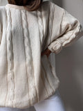Maglione oversize bianco
