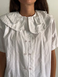 Camicia bianca con doppio colletto