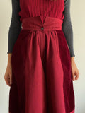 Gonna pantalone bordeaux Gherardini