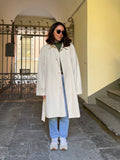 Trench maschile beige chiaro