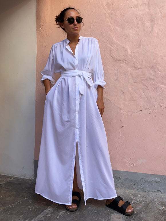 PRE ORDINE • Chemisier Panarea bianco
