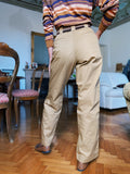 Pantaloni anni 70 beige