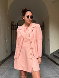 Completo rosa blazer + abito