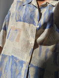 Camicia di seta newspaper