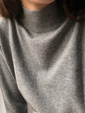 Lupetto basic grigio chiaro