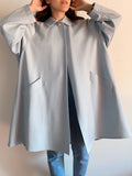 Spolverino ampio azzurro