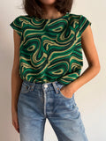 PRE ORDINE • Maglietta stile Missoni verde