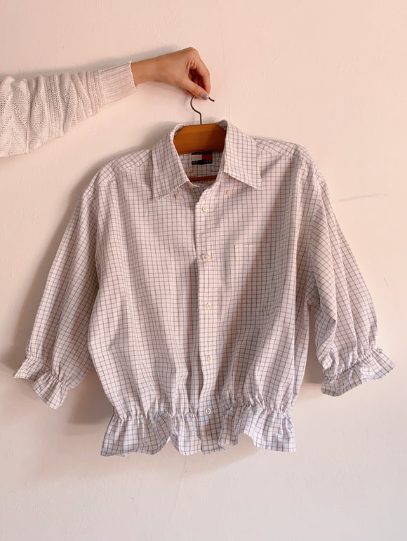 Camicia Gilbi bianca a quadretti di Tommy Hilfiger taglia media