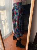 Gonna pantalone fantasia turchese