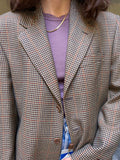 Blazer maschile pied de poule