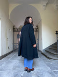 Cappotto nero sartoriale