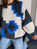 Maglione tricolor mélange