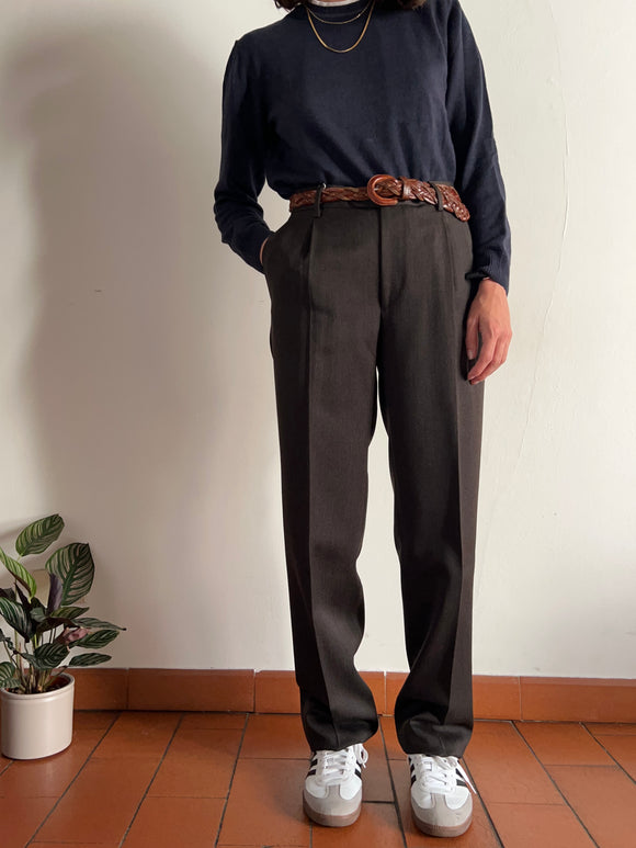Pantalone maschile marrone scuro