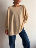Maxi maglione pura lana naturale