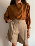 Camicia ruggine cangiante