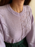 Maglione lilla