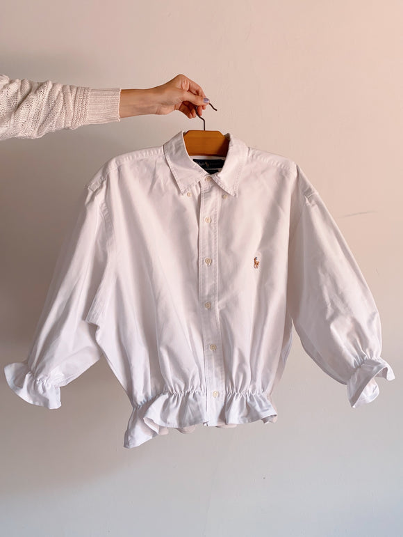 Camicia Gilbi bianca di Ralph Lauren taglia grande