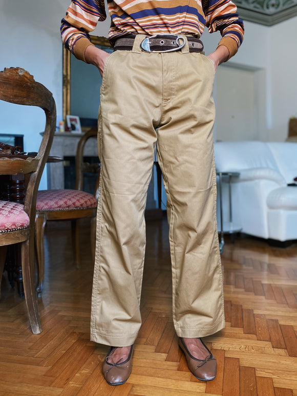 Pantaloni anni 70 beige