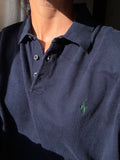 Maglione Ralph Lauren blu modello polo