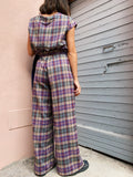 SCONTO! Completo tartan con lilla