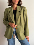 Blazer pistacchio principe di Galles