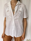 Camicia bianca con ricami