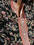 Camicia taglio maschile nera