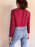 PRE ORDINE • Wrap top violetto