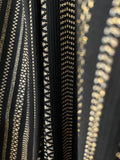 Kimono nero e oro
