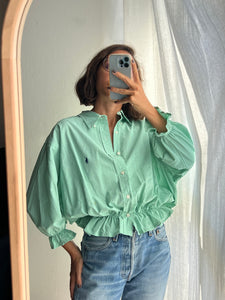 Camicia Gilbi Ralph Lauren vichy verde