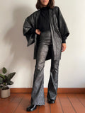 Pantalone a zampa argento